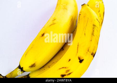 Fresh Banana Isolated. Bunch Of Ripe Organic Bananas On White Background.  Stock Photo, Picture and Royalty Free Image. Image 155940267.