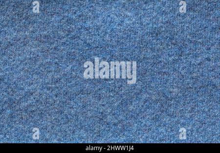 Blue elastic fabric texture, closeup detail, can be used as background Stock Photo