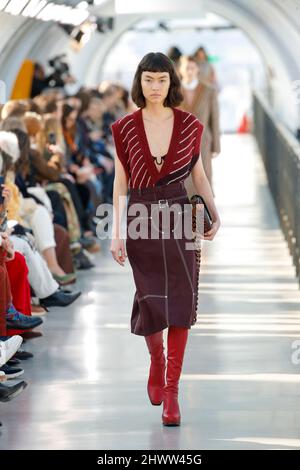 Model Maryel Uchida walks on the runway at the Stella McCartney fashion ...