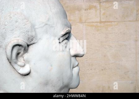 Sculptures on Display at the Museum of Socialist Art, Sofia, Bulgaria. Stock Photo