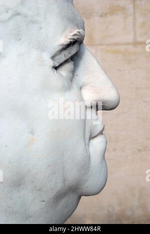 Sculptures on Display at the Museum of Socialist Art, Sofia, Bulgaria. Stock Photo