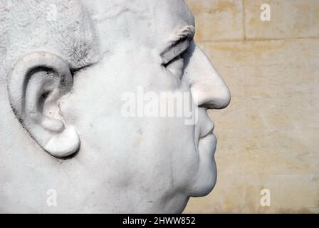 Sculptures on Display at the Museum of Socialist Art, Sofia, Bulgaria. Stock Photo