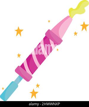 toy gun paint Stock Vector