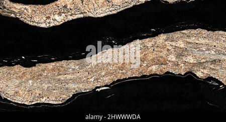 Black stone Marble texture background,  black marble wallpaper and counter tops. black marble floor and wall tile. ceramic marble design. Stock Photo