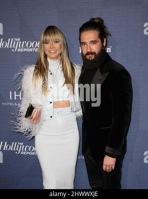 Beverly Hills, USA. 07th Mar, 2022. Heidi Klum, Tom Kaulitz attend The Hollywood Reporter's Oscar Nominees Night at Spago on March 07, 2022 in Beverly Hills, California. Photo: CraSH/imageSPACE/Sipa USA Credit: Sipa USA/Alamy Live News Stock Photo