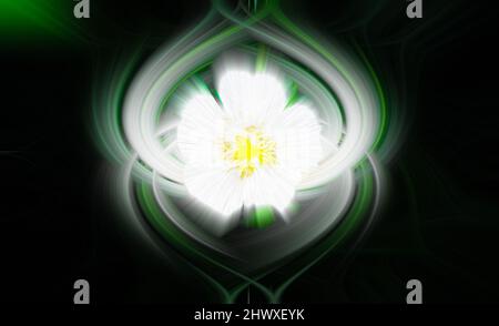 Floral abstract twirl effect for background Stock Photo