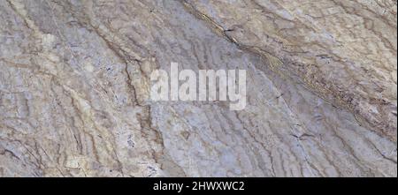 Gray marble with Brown veins. White Brown natural texture of marble. abstract white, gold and yellow marbel. hi gloss texture of marble stone for digi Stock Photo