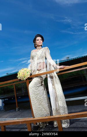 Asian Bridal Photos Stock Photo