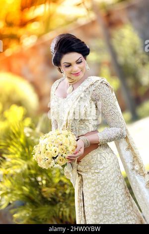 Asian Bridal Photos Stock Photo