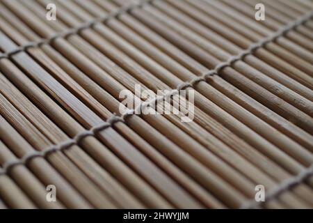 Background of the baboo mat Stock Photo