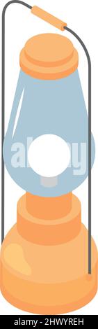 kerosene lantern icon Stock Vector