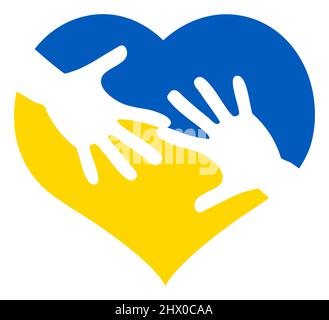 Help Ukraine Sign Help Ukraine. Two Hands on Ukraine Map. Ukraine War. Save Ukraine. Pray ...