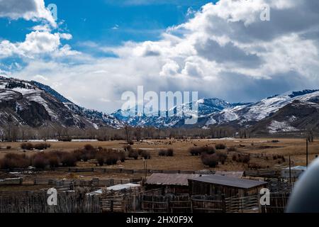 East Fork of the Salmon River area Stock Photo