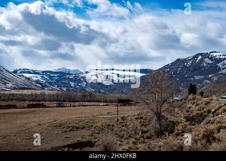 East Fork of the Salmon River area Stock Photo