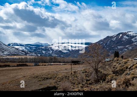 East Fork of the Salmon River area Stock Photo