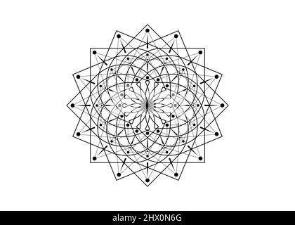 Sacred Geometry, Triangle Logo with Sun, Crescent Moon, Alchemy Esoteric  Mystical Magic Celestial Talisman. Spiritual Occultism Stock Vector -  Illustration of moon, astrology: 227896686