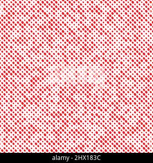 Abstract fashion monochrome polka dots background. Black and red seamless pattern with textured circles. Template design for invitation, poster, card Stock Vector