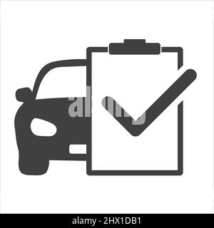 Car service list icon. Checklist car servise maintenance icon. Vector  illustration Stock Vector Image & Art - Alamy