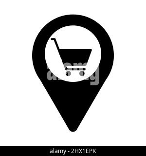 Abstract vector icon on the white, Illustration isolated for graphic and web design. Simple flat symbol. Stock Vector