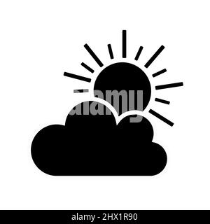 Abstract vector icon on the white, Illustration isolated for graphic and web design. Simple flat symbol. Stock Vector