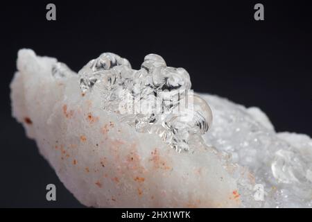 mineral specimen stone rock geology gem crystal Stock Photo