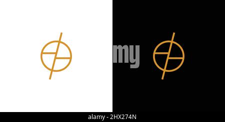 Modern and unique letter AA  initials logo design Stock Vector