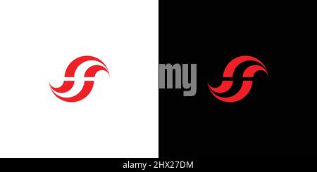 simple and modern initial letter S logo design Stock Vector