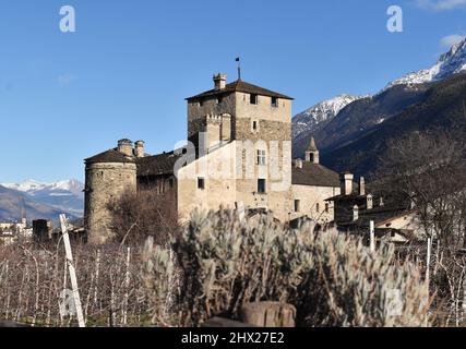 Sarriod de la tour castle Stock Photo