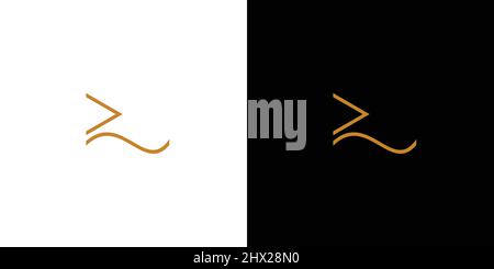 Modern and sophisticated letter R initials logo design 5 Stock Vector