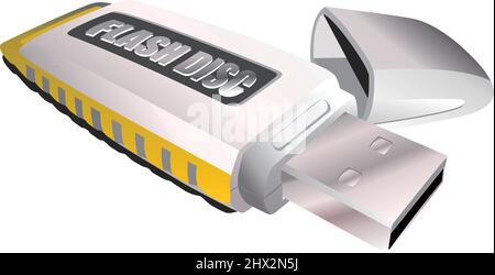A simple and cool USB symbol Stock Vector