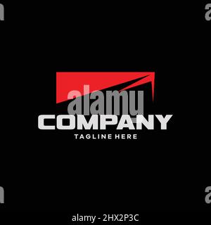 Cool and modern logo design for mining companies Stock Vector