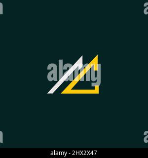 Cool and modern logo initials AC Stock Vector