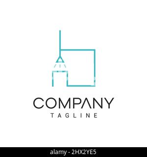 Fancy and elegant logo design for kitchen companies Stock Vector