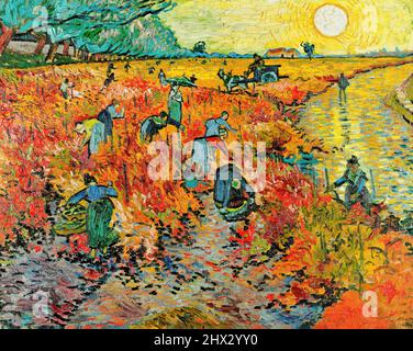 the Sunset At Montmajour by Vincent Van Gogh 1888. Van Gogh Museum in ...