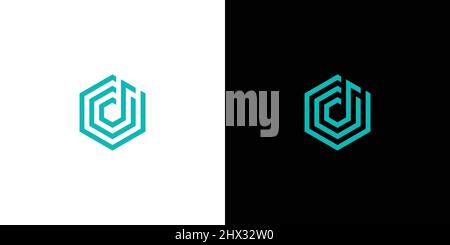 Modern and elegant C initials music logo design. Stock Vector