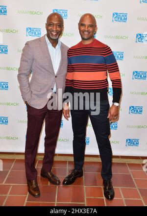 Miami Beach, USA. 07th Mar, 2022. MIAMI BEACH, FL - MARCH 07: Dondré Whitfield, Actor/Author/Motivational Speaker attends ABFF The Business of Entertainment Conversation moderated by Russell Motley at O Cinema - Miami Beach on March 7, 2022 in Miami Beach, Florida. (Photo by JL/Sipa USA) Credit: Sipa USA/Alamy Live News Stock Photo