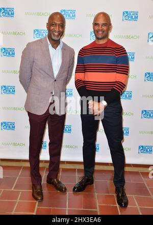 Miami Beach, USA. 07th Mar, 2022. MIAMI BEACH, FL - MARCH 07: Dondré Whitfield, Actor/Author/Motivational Speaker attends ABFF The Business of Entertainment Conversation moderated by Russell Motley at O Cinema - Miami Beach on March 7, 2022 in Miami Beach, Florida. (Photo by JL/Sipa USA) Credit: Sipa USA/Alamy Live News Stock Photo