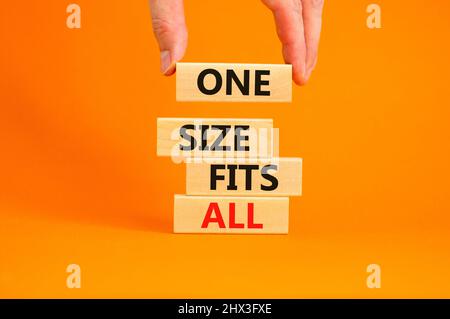 One size fits all label hi-res stock photography and images - Alamy