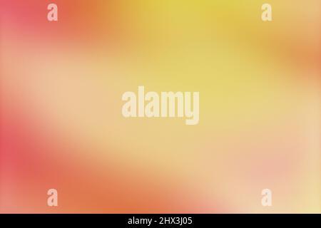 Abstract pastel orange and yellow grainy gradient background. Lo-fi multicolor vintage retro design. Stock Photo