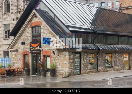 Taste of Asia restaurant at Rotermann city in Tallinn Estonia Stock Photo