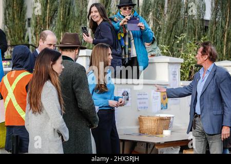 London, UK. 09th Mar, 2022. The Duke and Duchess of Cambridge visit the Ukrainian Cultural Centre in London to learn about the extraordinary efforts being made to support Ukrainians in the UK and across Europe. Credit: Imageplotter/Alamy Live News Stock Photo