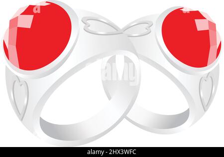 Simple and classic ring icon Stock Vector