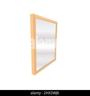 Simple and classic mirror vector icon Stock Vector