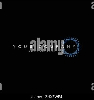 modern logo lighting company logo Stock Vector