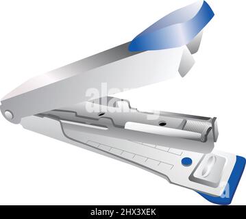 Simple and classic stapler icon Stock Vector