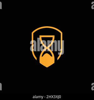 time protection logo with an attractive and attractive appearance #1 Stock Vector
