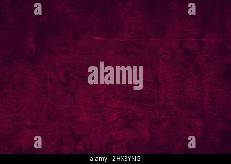 Seamless grunge textured classic dark magenta color concrete wall surface for background Stock Photo