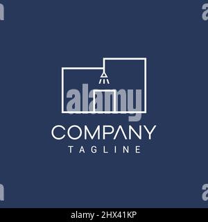 Luxurious and elegant logo for the kitchen company Stock Vector