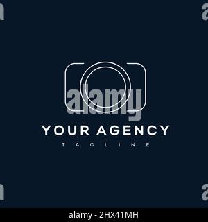 Modern and professional camera design logo #1 Stock Vector