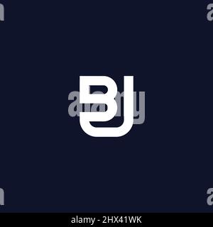 The initials BU logo is simple and modern #4 Stock Vector